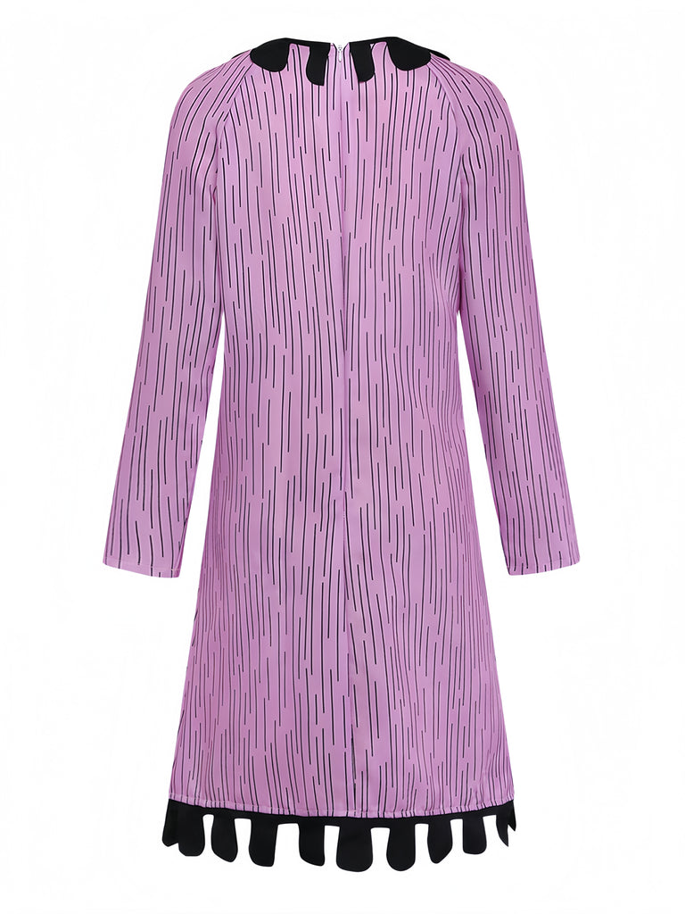Purple 1940s Vintage Classic Dress 4