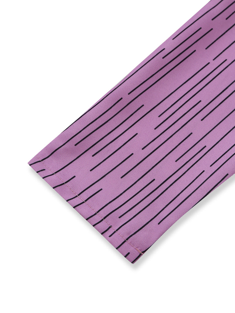 Purple 1940s Vintage Classic Dress 7