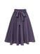 Purple 1940s Solid Skirt with Belt, vintage skirt, retro style - perfect for women who love vintage and retro fashion