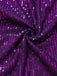 Purple 1970s  Sequin One-Shoulder Jumpsuit - vintage jumpsuit, retro fashion