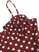 [Pre-Sale] Red 1930s Polka Dot Spaghetti Strap Fishtail Dress, vintage dress, retro fashion - perfect for women who love vintage and retro fashion