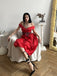 Red 1950s Christmas Plaids Off-Shoulder Dress, vintage dress, retro fashion, rockabilly, pin-up fashion - perfect for women who love vintage and retro fashion