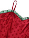 Red 1950s Christmas Polka Dot Mesh Dress — a 1950s silhouette that turns sidewalks into runways
