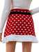 Red 1950s Christmas Polka Dots Knit Skirt — because 1950s glamour deserves an encore