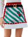 Red 1950s Christmas Polka Dots Knit Skirt: 1950s grace for the woman who dances through life