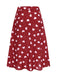 1950s Heart Dots Slit ALine | 1950s | vintage skirt, retro style