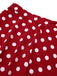 Red 1950s Polka Dot Swing Skirt, vintage skirt, retro style - perfect for women who love vintage and retro fashion