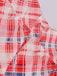 Red 1950s Spaghetti Straps Plaid Swing Dress - vintage dress, retro fashion, rockabilly