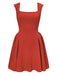 1950s Square Neck Solid Dress | 1950s | vintage dress, retro fashion