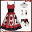 Red 1950s Strap Poker Costume Dress, vintage dress, retro fashion, rockabilly, pin-up fashion - perfect for women who love vintage and retro fashion