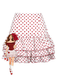 Red 1960s Ruffled Polka Dot Rose Mini Skirt, vintage skirt, retro style - perfect for women who love vintage and retro fashion