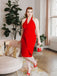 Red 1960s Solid Halter Bodycon Dress — vintage elegance for the modern woman