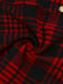 Red 1970s Plaids Button Suspender Skirt - vintage skirt, retro style, elegant red
