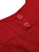 Red 1970s Suspender Wide-Leg Solid Pants — 1970s confidence tailored for her stride