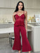 Red 1980s Lace Camisole and Flare Leg Pajama Set - vintage fashion, retro style, elegant red