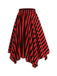 Red 1950s Vintage Classic Skirt 3