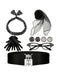 Retro 1950s Polka Dot Accessories Set - vintage fashion, retro style