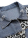 Retro 1980s Leopard Patchwork Denim | 1980s | vintage outerwear, retro jacket