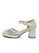 Retro Hollow Chunky High Heels Shoes, vintage shoes, retro heels - perfect for women who love vintage and retro fashion