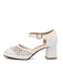 Retro Hollow Chunky High Heels Shoes, vintage shoes, retro heels - perfect for women who love vintage and retro fashion