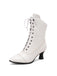 Retro Leather High Heel Boots — 1950s style that transcends decades