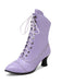 This Retro Leather High Heel Boots whispers 1950s secrets to those who notice