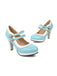 Retro Mary Jane Chunky High Heels Shoes: timeless 1950s elegance she makes her own