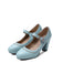 Retro Mary Jane Leather Chuny Heels, vintage shoes, retro heels - perfect for women who love vintage and retro fashion