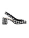 Retro Mary Jane Plaid Chunky Heel Shoes: timeless 1950s elegance she makes her own