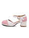 Retro Mary Jane Round Toe High Heel Shoes, vintage shoes, retro heels - perfect for women who love vintage and retro fashion