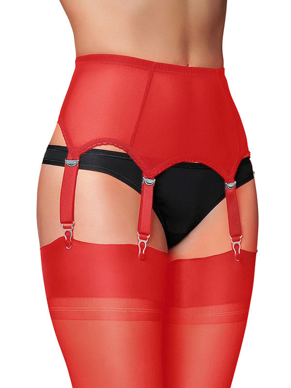 Retro Mesh 6 Straps Garter Belt - vintage fashion, retro style