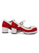 Retro PU Leather Bow High Heels, vintage shoes, retro heels - perfect for women who love vintage and retro fashion