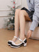 Retro PU Leather Bow High Heels — 1950s style that transcends decades