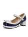 Retro PU Leather Bow High Heels, vintage shoes, retro heels - perfect for women who love vintage and retro fashion
