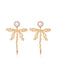 She adds this Retro Pearl Dragonfly Wire Dangle Earrings and suddenly it's 1950s perfection