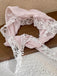 Retro Pink Triangle Lace Hair Tie - vintage fashion, retro style