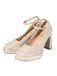 This Retro Satin Block Heel Mary Jane Shoes whispers 1950s secrets to those who notice