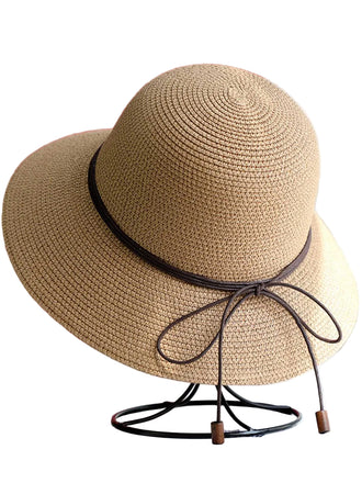 She adds this Retro Solid Crochet Knot Adjustable Sun Hat and suddenly it's 1950s perfection