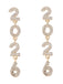 Rhinestone 2026 Colorful New Year's Drop Dangle Earrings - vintage fashion, retro style