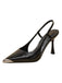 Silver Rhinestone Stiletto High Heels 2