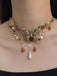 Rhinestones 3D Butterfly Royal Style Necklace: vintage detail work for the woman who notices
