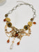 This Rhinestones 3D Butterfly Royal Style Necklace carries vintage stories waiting to be told