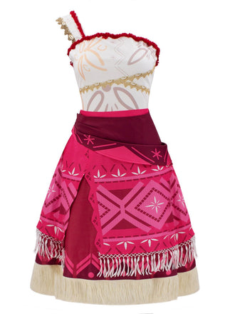 She finds her 1940s story in this Rose Red 1940s Moana-Inspired Costume Outfit