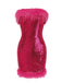 Rose Red 1970s Strapless Sequined Dress: where 1970s romance meets her modern spirit