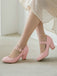 Round Toe Patent Leather Buckle High Heels — vintage vintage charm for her modern wardrobe
