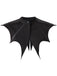 Black Gothic Bat Wing Detachable Collar