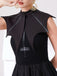 Black Gothic Bat Wing Detachable Collar