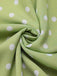 Green 1940s Back Hollow-Out Polka Dots Dress