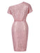 1960s Solid Sequined One-Shoulder Wrap Dress