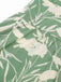 Green 1940s V-Neck Silhouette Floral Dress